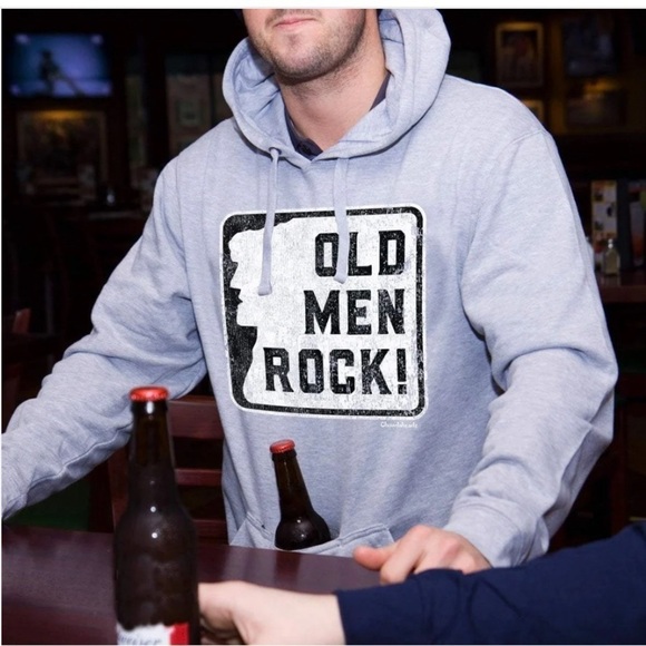 Chowdaheadz tailgate sweatshirt hoodie XL old men rock - Picture 8 of 9